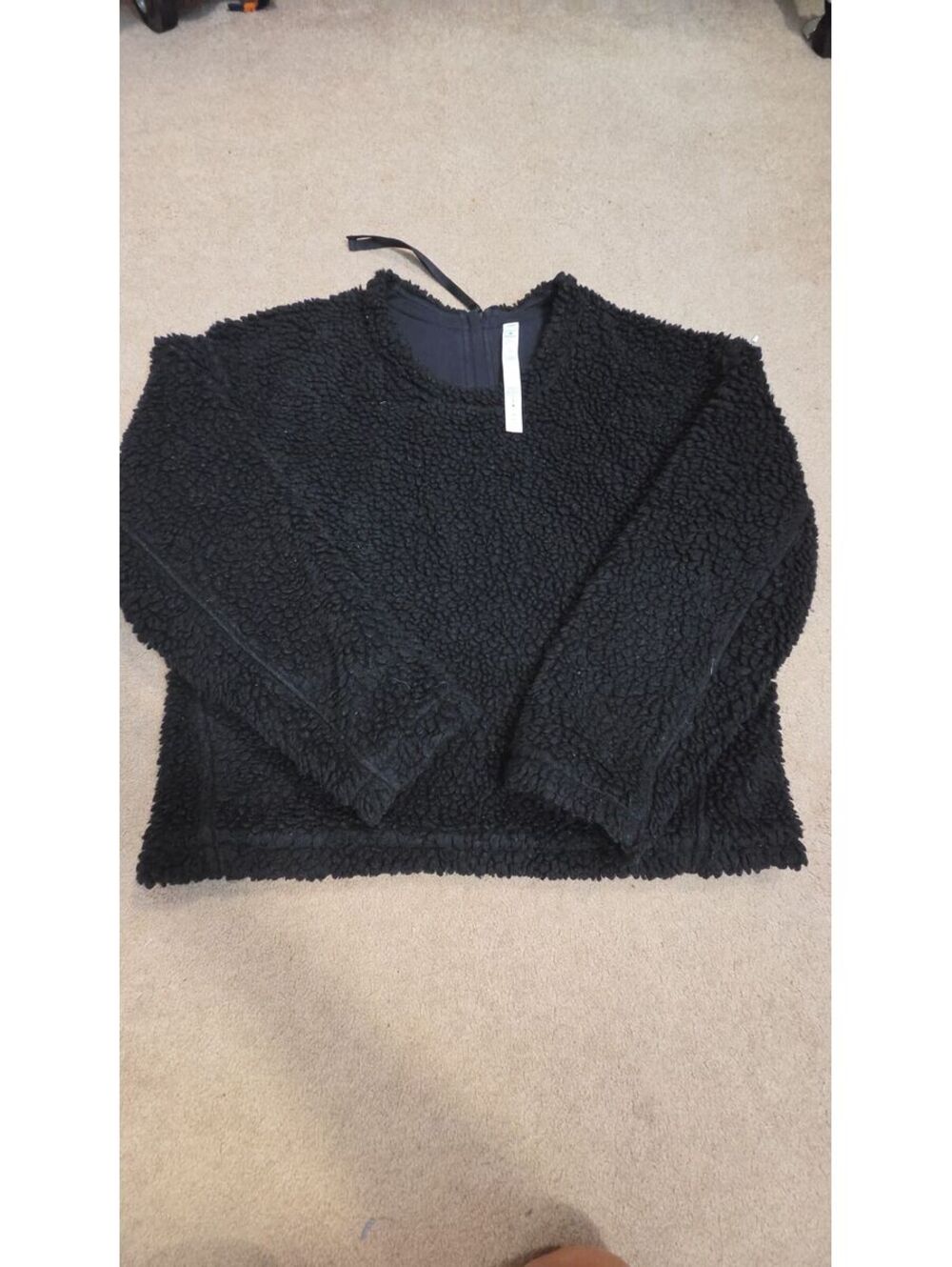 Lululemon Sherpa black Crew